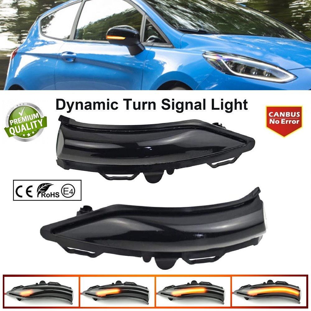 LED BOCNI DYNAMIC MIGAVCI U RETROVIZORU, TIPSKI - FORD - SMOKE LENS 1707100 Beograd Zemun